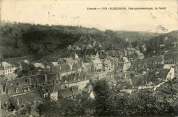 Aubusson * Vue Panoramique De La Commune * La Forêt - Aubusson