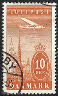 DANEMARK Poste Aérienne: TP "Aviation" Obl. - Airmail