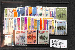 EUROPA - Année Complete 1972 Xx (   Neufs Sans Charnières ) - 1970-1979