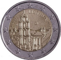 2 Euro Commemorativo Lituania -2017 - “Vilnius Città Della Cultura” - Litouwen