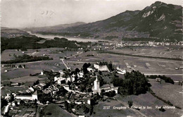 Gruyeres - Broc Et Le Lac - Vue Aerienne (2727) * 29. 4. 1963 - Broc