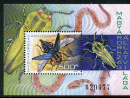HUNGARY 2004 Native Fauna Block MNH / **.  Michel Block 292 - Unused Stamps