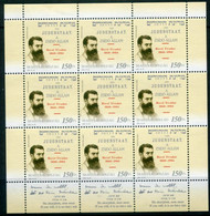 HUNGARY 2004 Herzl Centenary Sheetlet MNH / **.  Michel 4871 Kb - Blocks & Sheetlets