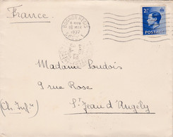 Cover Bognor Regis To St Jean D'Augély France - Storia Postale