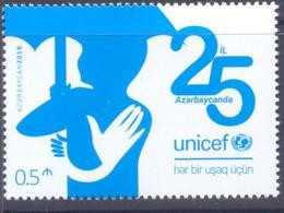 2018. Azerbaijan, UNICEF, 25y Of Membership, 1v,  Mint/** - Azerbaïdjan