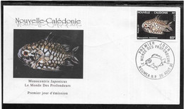 Thème Poissons - Nouvelle-Calédonie - Enveloppe - TB - Fishes