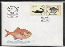 Thème Poissons - Portugal - Enveloppe - TB - Fishes