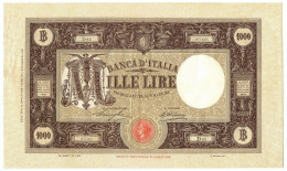 1000 LIRE BARBETTI GRANDE M TESTINA FASCIO I TIPO 12/04/1929 BB/SPL - Regno D'Italia – Autres