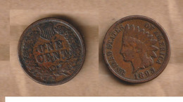 ESTDOS UNIDOS    1 Cent "Indian Head Cent" 1893  Bronze • 3.11 G • ⌀ 19 Mm KM# 90a, Schön# 117a - 1859-1909: Indian Head