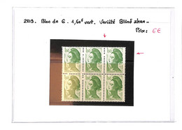 LIBERTE  -  N° 2219 Xx - Variété Blind Zhan ( Neufs Sans Charnieres ) Voir Scan - Unused Stamps