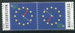 HUNGARY 2003 EU Entry II Tete-beche Pair MNH / **  Michel 4814 Kd - Nuovi