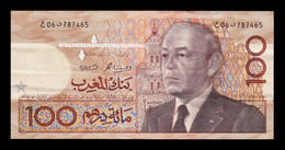 Marruecos Morocco 100 Dirhams 1987 Pick 65b MBC VF - Morocco