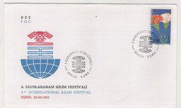 TURKEY,TURKEI,TURQUIE ,2 Th INTERNATIONAL KILIM FESTIVAL,1995 FDC - Brieven En Documenten