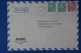 Q24 FINLANDE BELLE LETTRE 1966 HELSINSKI POUR ST FELIX  FRANCE + AFFRANCHISSEMENT PLAISANT - Covers & Documents