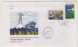 TURKEY,TURKEI,TURQUIE TREKKONG-RAFTING  ,1994 FDC - Lettres & Documents