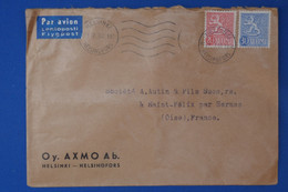 Q24 FINLANDE BELLE LETTRE 1964 HELSINSKI POUR ST FELIX FRANCE + AFFRANCHISSEMENT PLAISANT - Covers & Documents