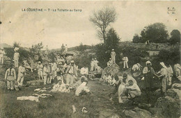 La Courtine * La Toilette Au Camp * Lavoir * Militaires Militaria - La Courtine