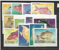 Thème Poissons - Guinée - Timbres Neufs Sans Charnière ** - TB - Vissen