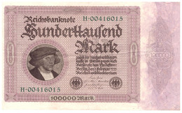 100000 Mark ALLEMAGNE 1923 - 100000 Mark