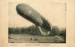 La Courtine * Le Camp * La Saucisse * Ballon Dirigeable Zeppelin * Militaires Militaria - La Courtine
