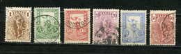 GRECE - MERCURE N° Yvert 146+149+150+151+152+155 Obli. - Used Stamps