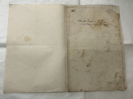 CAVIGLIANO:SVIZZERA CANTON TICINO MANOSCRITTO DOCUMENTO NOTE SPESE NOTAIO 1861 - Manuscripts