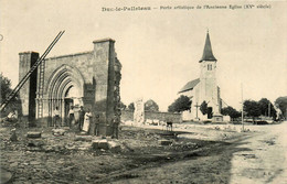 Dun Le Palleteau * Travaux De Démolition * La Porte De L'ancienne église - Dun Le Palestel