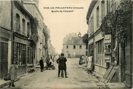 Dun Le Palleteau * La Route De Crozant * Débit De Tabac Tabacs * Villageois - Dun Le Palestel