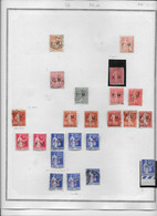 France Franchise Militaire - Ensemble Pour étude - Petites Variétés - Nuances - B/TB - Military Postage Stamps