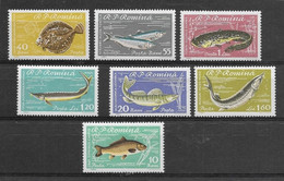 Thème Poissons - Roumanie - Timbres Neufs Sans Charnière ** - TB - Fishes