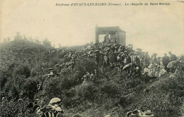 évaux Les Bains * La Chapelle De St Marien * Promeneurs - Evaux Les Bains