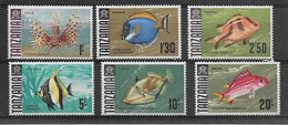 Thème Poissons - Tanzanie - Timbres Neufs Sans Charnière ** - TB - Poissons