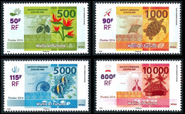 WALLIS ET FUTUNA 2014 - Yv. 806 à 809 **  - Nouveaux Billets (4 Val.)  ..Réf.W&F23485 - Nuevos