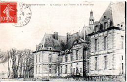 Carte Postale Ancienne Saint Loup Sur Thouet - La Château. Les Douves Et Le Pont Levis - Saint Loup Lamaire