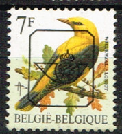 B 99 - BELGIQUE N° 892 Préoblitéré Oiseau Loriot Obl. - Sobreimpresos 1986-96 (Aves)