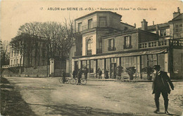 94  ABLON   Restaurant De L'écluse Et Chateau LINET - Ablon Sur Seine