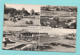 Newquay Corwall Cornovaglia Inghilterra Cpa Viaggiata X Italia 1966 - Newquay