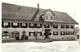 GLATTFELDEN Gasthaus U. Metzgerei Gebr. Sieber Tanksäule Shell Foto E. Kunz Bülach - Bülach