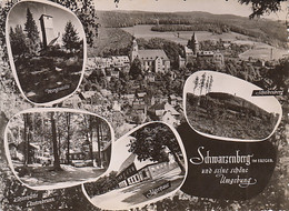95531- SCHWARZENBERG CASTLE, CHURCH, TOWER, HUNTING CHALET - Schwarzenberg (Erzgeb.)