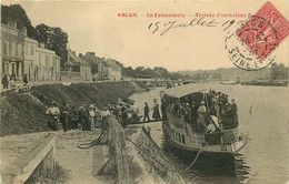 94  ABLON   La Faisanderie  Arrivée D'un Bateau - Ablon Sur Seine