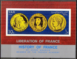 {Y048} Yemen 1969 History Of France Napoleon De Gaulle S/S MNH**Mi.:Bl.116 22,00Eur - Yemen