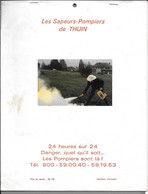 Thuin Calendrier Des SAPEURS-POMPIERS 1984 Complet Firemen - Grand Format : 1981-90
