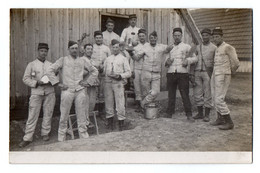 CPA 3124 - MILITARIA - Carte Photo Militaire - Un Groupe De Soldats Du Génie Militaire - Personajes