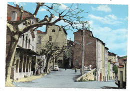 29809-LE-83-CALLAS-Le Lavoir Et Carrefour Du Barry---------------animée-voiture - Callas