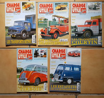 5 Magazines - Magazine , Revue ,Charge Utile- N° 121-122-123-124-125  ( Estafette  - Camion Ancien , Camions Anciens ) - - Otros & Sin Clasificación