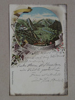 410 Gruss Aus Vaduz Liechtenstein 1898 Litho Schwindernoch - Liechtenstein