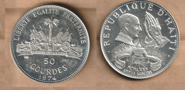 HAITI   50 Gourdes (Holy Year) 1974  Silver (.925) • 16.75 G • ⌀ 39 Mm KM# 123 - Haiti