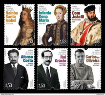 Portugal 2021 - Major Figures Of History And Culture Stamp Set Mnh - Sonstige & Ohne Zuordnung