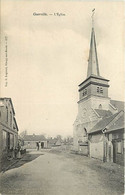 - Yvelines - Ref-B753- Guerville - L Eglise Et La Rue - - Guerville