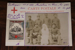 Villingen 1915 CPA Carte Photo Union Des Femmes De France Infirmière Troupes Colonies Cover Errinophilie Croix Rouge POW - Guerre, Militaire